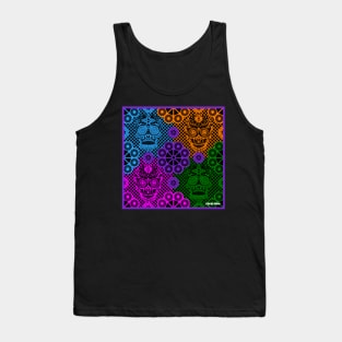 deadly rainbow picnic in day of the dead ecopop Tank Top